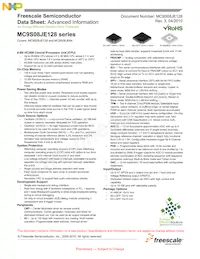 MC9S08JE128VMB Datenblatt Cover