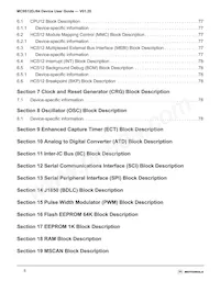 MC9S12A32CFUER數據表 頁面 8