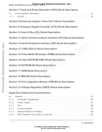 MC9S12DT256BMPV Datasheet Page 8