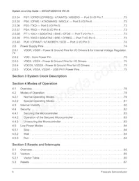 MC9S12UF32PU數據表 頁面 8