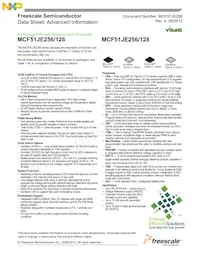 MCF51JE256CML Datenblatt Cover