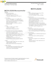MCF51JG256CHS Datasheet Page 5
