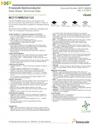 MCF51MM256VML Datasheet Cover