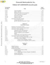 MCF5206ECFT40 Datasheet Page 12
