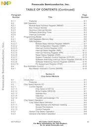 MCF5206ECFT40 Datasheet Page 15