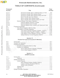 MCF5206ECFT40 Datasheet Page 16