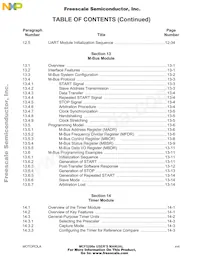 MCF5206ECFT40 Datasheet Page 19