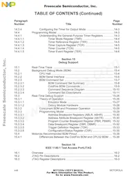 MCF5206ECFT40 Datenblatt Seite 20