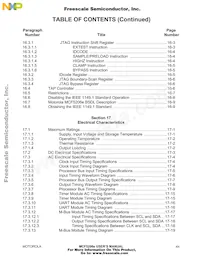 MCF5206ECFT40 Datasheet Pagina 21
