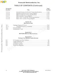MCF5206ECFT40 Datasheet Pagina 22