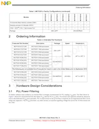 MCF53012CQT240 Datenblatt Seite 5