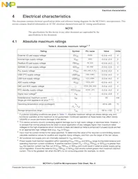 MCF54418CMJ250R Datasheet Pagina 21