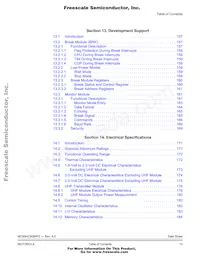 MCHC908RF2MFAE Datasheet Page 13