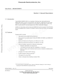 MCHC908RF2MFAE Datasheet Pagina 15