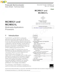 MCIMX31DVMN5DR2數據表 封面