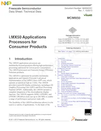 MCIMX508CVK1B數據表 封面