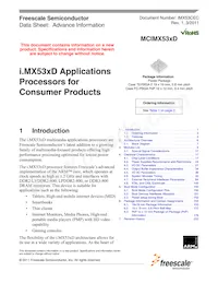 MCIMX535DVV1B Datasheet Cover
