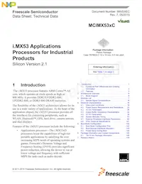 MCIMX537CVV8B Datenblatt Cover