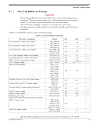MCIMX6U7CVM08AB Datasheet Page 23