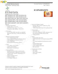 MK10DN128VLH5R Datasheet Cover