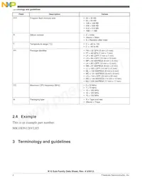 MK10DN128VLH5R Datasheet Page 4