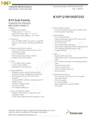 MK10DN512VMC10R Datasheet Cover