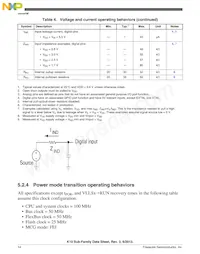 MK10DN512VMC10R Datasheet Page 14