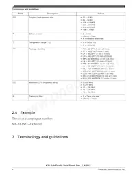 MK20DX256VML7 Datasheet Pagina 4