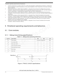 MK20DX256VML7 Datasheet Page 22