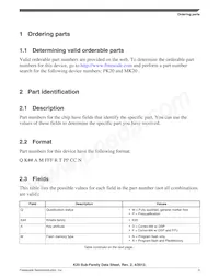 MK20DX64VMB7 Datenblatt Seite 3