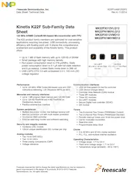 MK22FN1M0VLQ12 Datasheet Cover