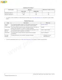 MK22FN1M0VMC12 Datasheet Page 2