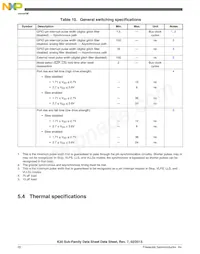 MK30DN512ZVLK10 Datasheet Page 20