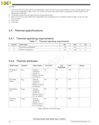 MK30DX256ZVLQ10 Datasheet Pagina 22