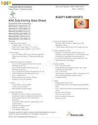 MK40DX128ZVLQ10 Datasheet Copertura