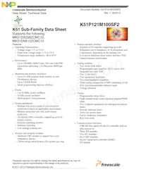 MK51DN512ZCMC10 Datasheet Cover