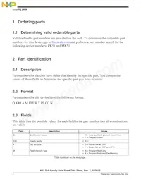 MK51DN512ZCMC10 Datasheet Page 4