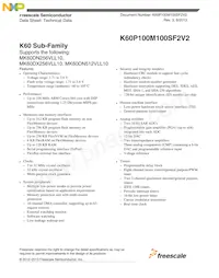 MK60DN512VLL10R Datasheet Cover