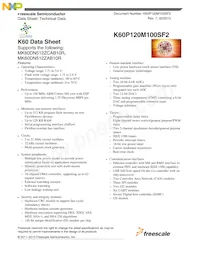 MK60DN512ZAB10R Datasheet Cover