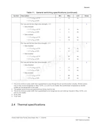 MK63FN1M0VLQ12R Datasheet Page 19