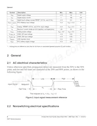 MK64FN1M0CAJ12R Datasheet Page 6