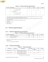 MK80FN256VLL15 Datasheet Pagina 23