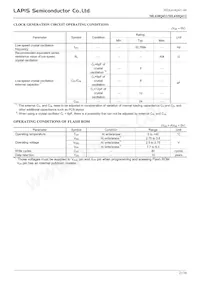 ML610Q412P-NNNTB03A7 Datasheet Page 21