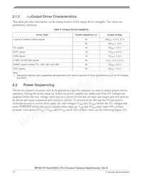 MPC8377CVRAGDA Datasheet Page 10