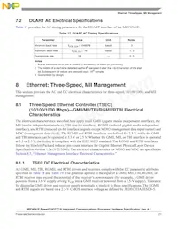 MPC8541VTAQF Datasheet Page 21
