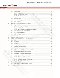 N79E875RALG Datasheet Page 4