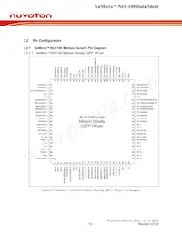 NUC100VD3AN 데이터 시트 페이지 13