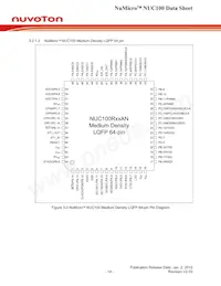 NUC100VD3AN 데이터 시트 페이지 14