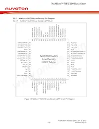 NUC100VD3AN 데이터 시트 페이지 16