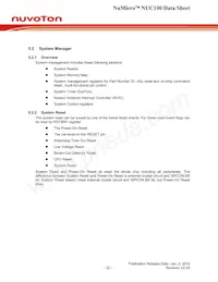 NUC100VD3AN Datasheet Page 22